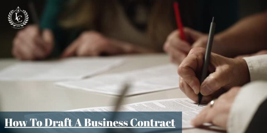 How To Draft A Business Contract